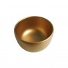 Złota drewniana miseczka