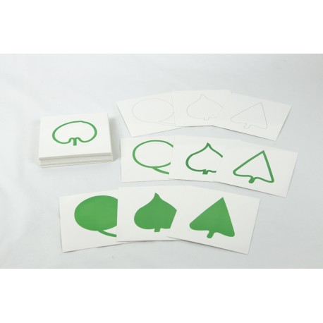 Karty z liśćmi