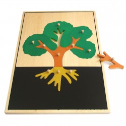 Duże puzzle - drzewo