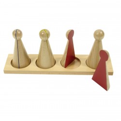 Duże kręgle frakcji z podstawką