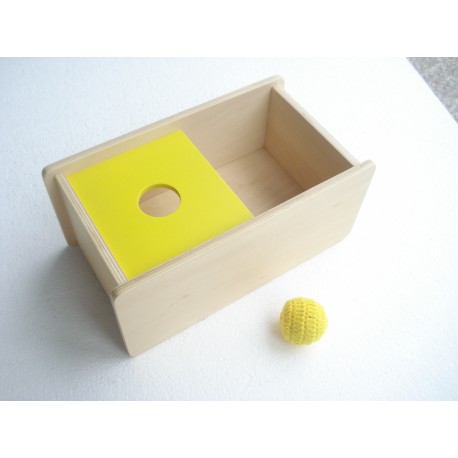 Pudełko + materiałowa kulka